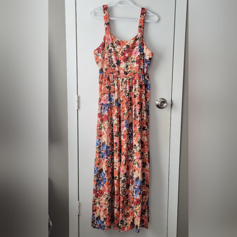 Lena Vie floral maxi dress